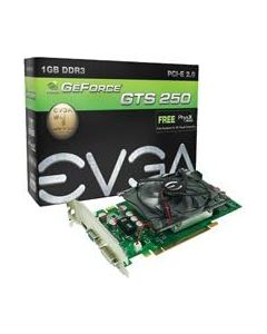 EVGA nVidia GeForce GTS 250 1GB DDR3 VGA/DVI/HDMI PCI-Express Video Card 01G-P3-1145-TR