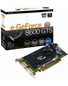 EVGA 256-P2-N761-TR e-GeForce 8600 GTS 256MB GDDR3 PCIe Graphics Card