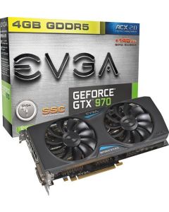 EVGA - GeForce GTX 970 4GB GDDR5 PCI Express 3.0 Graphics Card - Black