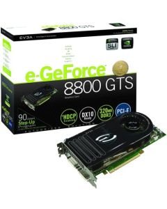 EVGA e-GeForce 8800GTS 320 MB PCIe Video Card