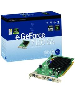 EVGA e-GeForce 7100GS TC 128 MB PCIe Video Card