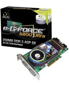 eVGA e-GeForce 6800 Ultra, 256MB DDR3, Dual DVI/TV-Out, AGP 8x (256-A8-N345-AX)
