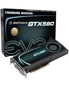 EVGA GeForce GTX 580 1536 MB GDDR5 PCI Express 2.0 2DVI/Mini HDMI SLI Ready Graphics Card, 015-P3-1580-TR