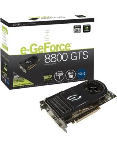 EVGA e-GeForce 8800GTS 640 MB PCIe Video Card